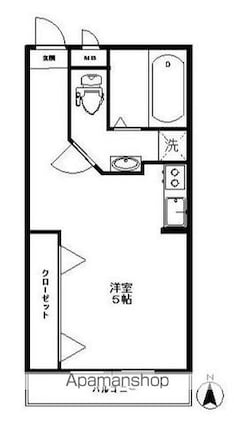 ＮＦメゾンインターフェイス[1R/22.2m2]の間取図