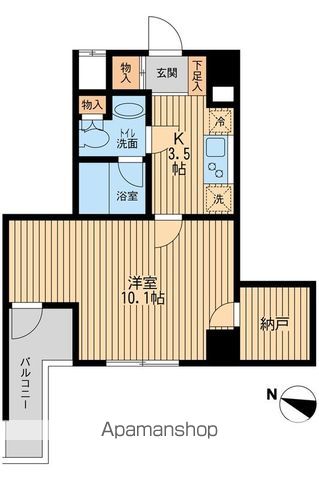 ユニフォート目黒中町の間取り写真