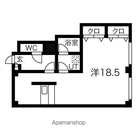 中駒新栄レオンビルの間取り写真