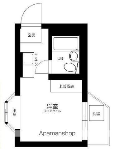 フラット中野の間取り