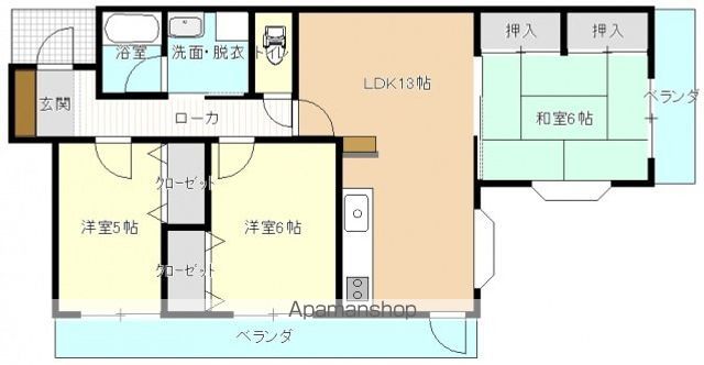 アーバンビュー府中の間取り写真