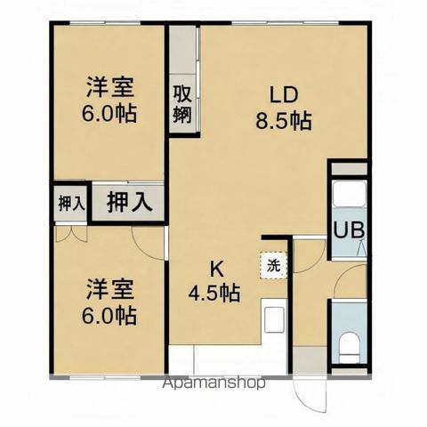 パレス神山の間取り写真