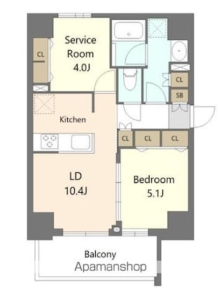 ＳーＲＥＳＩＤＥＮＣＥ板橋大山ｂｒｉｍ[2LDK/50.65m2]の間取図