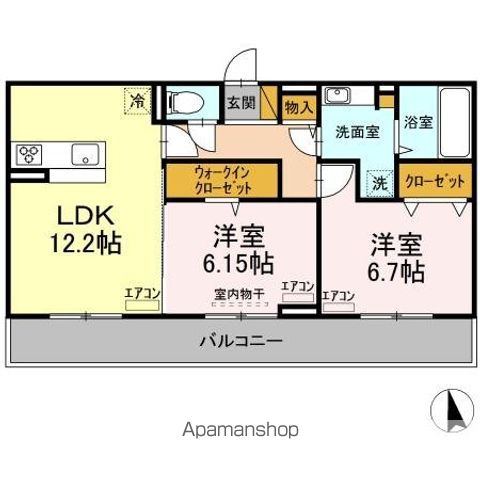 D−ROOMちはら台Hの間取り写真