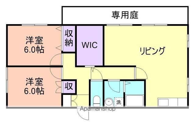 ハイムフューチャー[2LDK/75.3m2]の間取図
