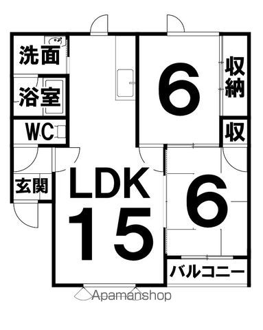 アンダンテの間取り写真