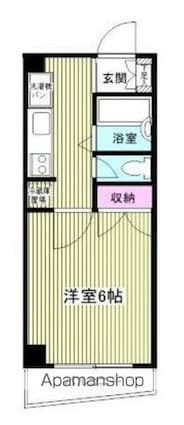 高円寺シティハウス[1K/21m2]の間取図