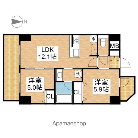 SーRESIDENCE高岳ARDENTの間取り写真