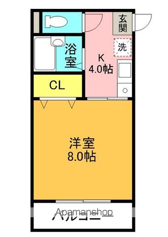 ハイツオークの間取り写真