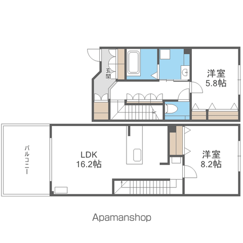 仮)ルミエール月寒東4ー16A棟の間取り写真