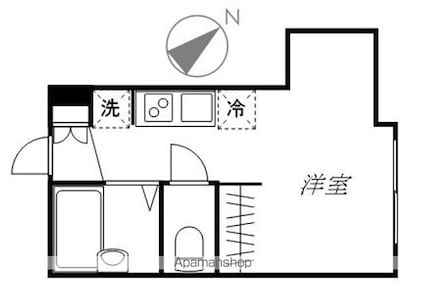 Ｒｅｂｅｒｔｙ板橋本町[1R/17.2m2]の間取図