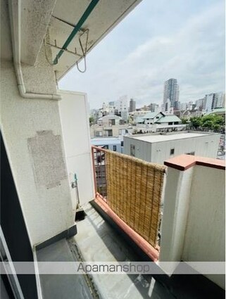 東京都新宿区富久町[1K/25.2m2]のバルコニー