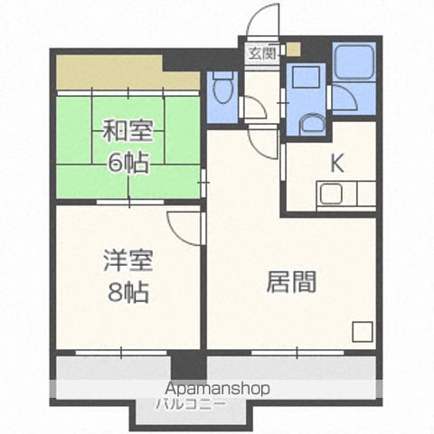 ノール北円山の間取り写真