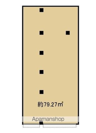 六十谷倉庫[店舗/79.27m2]の間取図