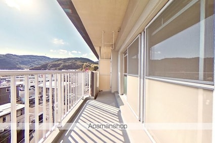 コーポ朝日Ⅴ[3DK/55.81m2]のバルコニー