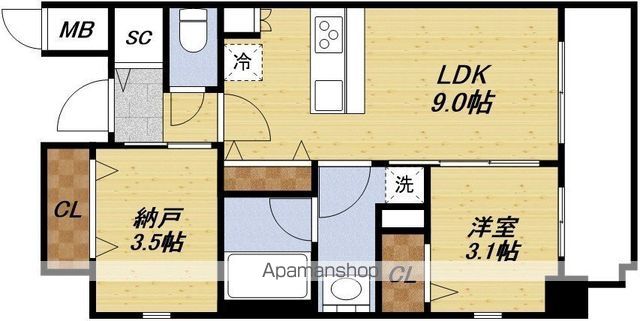 スプランディッド新大阪VIIIの間取り写真