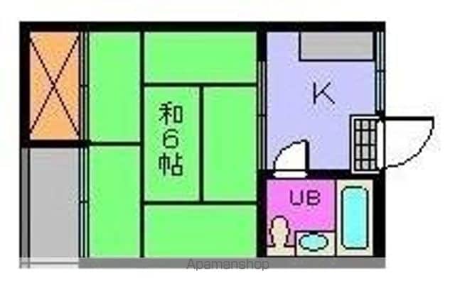 コーポ中川Iの間取り写真