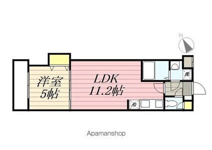 Ａｌｂｉｏｎ新検見川[1LDK/35.15m2]の間取図