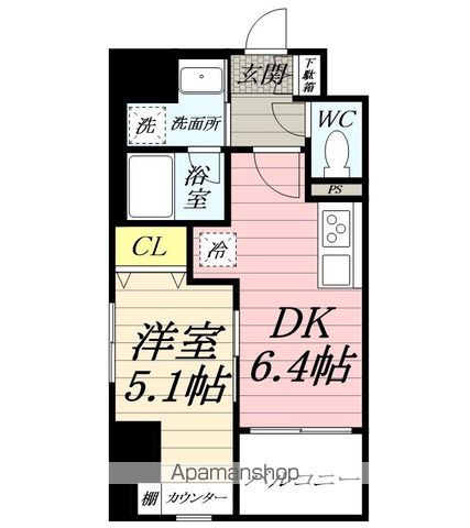 プランドール厚木の間取り写真