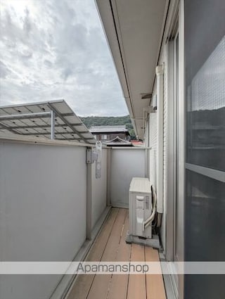 クレイン　Ｂ棟[1LDK/51.19m2]のバルコニー