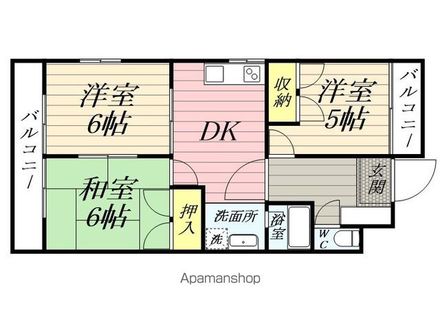 第2双葉マンションの間取り写真