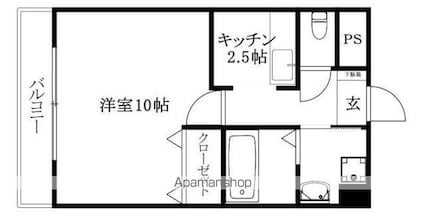 ＥＸＰＬＯＲＥＲ[1K/30m2]の間取図