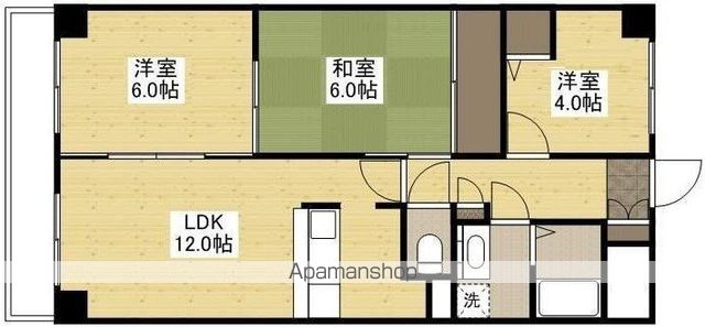 カルフール大町の間取り写真