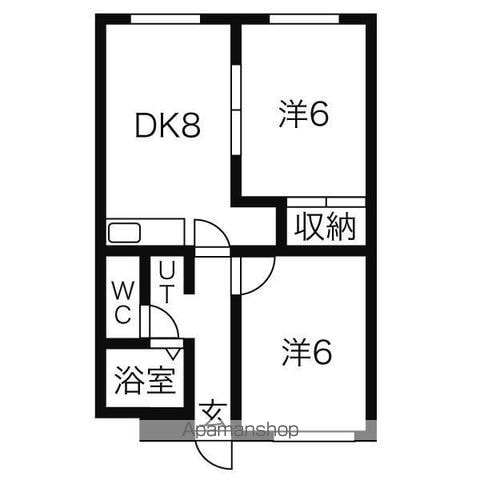 ラフォーレ新札幌Aの間取り写真