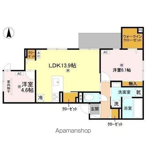 D−ROOM IMAGAWA 秋の間取り写真