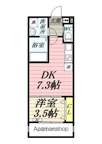 ジーメゾン高座渋谷の間取り写真