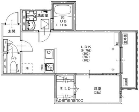 KEIAI RESIDENCE松戸IIの間取り写真