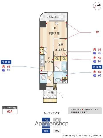 ウェルブライト博多ステーションの間取り写真