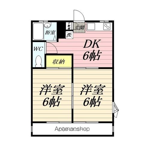 オークスビレッヂAの間取り写真