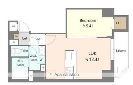 Ａｌｉｖｉｓ本郷三丁目[1LDK/42.04m2]の間取図