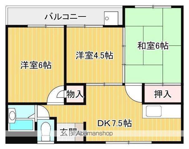 ガーデン・ビラ・マツオカの間取り写真