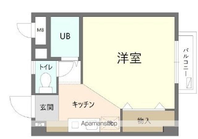 レインボーコートの間取り写真