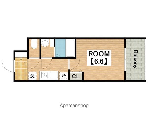SーRESIDENCE堺湊駅前AZUREの間取り写真