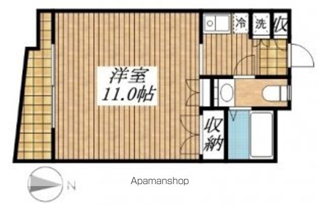 立川市砂川町のマンションの間取り