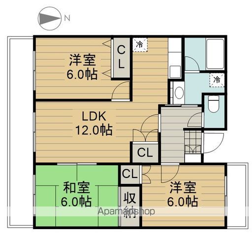 八王子市久保山町２丁目&nbsp;2階建&nbsp;築29年のイメージ