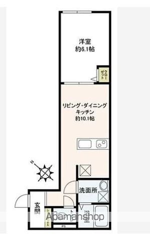 ポルトス千葉の間取り写真