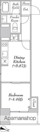エルスタンザ神田須田町[1DK/29.02m2]の間取図