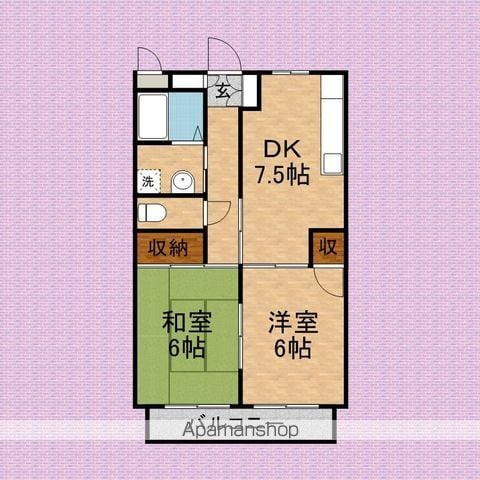 カーサラルゴの間取り写真