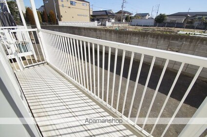 ヴィラエトワール　Ｄ棟[2K/40.58m2]のバルコニー
