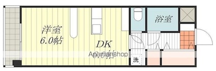 メゾン・ド・アーべリール[1R/28.5m2]の間取図