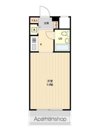ジョイフル池袋要町[1K/16m2]の間取図