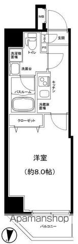 グランフォース東池袋の間取り