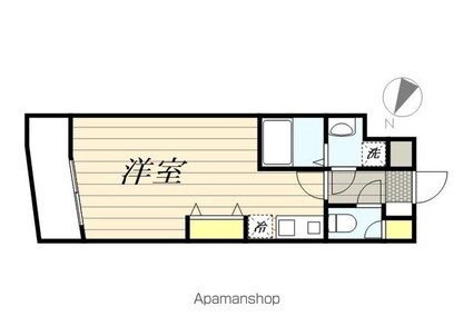 Ｆｏｒｔｉｔｕｄｏ四街道[1R/24.91m2]の間取図