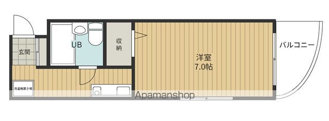 石橋マンションの間取り写真