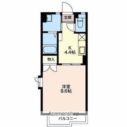 アーバンＩＴＯ[1K/28.21m2]の間取図