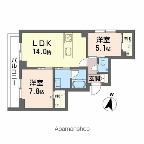 AMICOURT OHRIの間取り写真